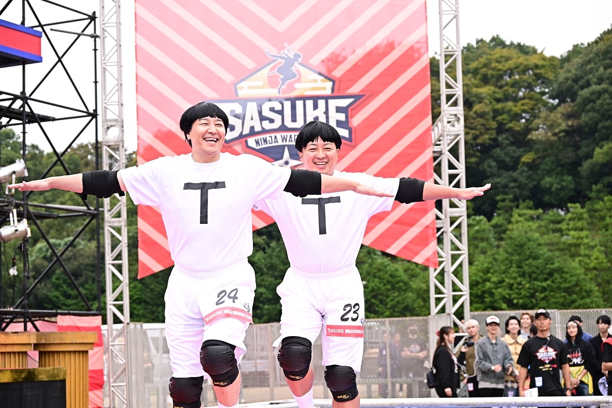 「SASUKE2024 ～第42回大会～」に出場するTT兄弟（チョコレートプラネット）