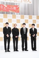 TOMORROW X TOGETHERのHUENINGKAI、BEOMGYU、YEONJUN、TAEHYUN。