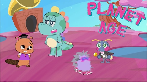 オリジナルアニメーション「プラネット・エイジ」より。