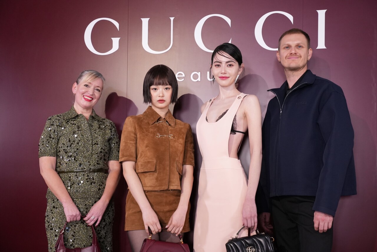 NewJeansハニが銀座GUCCI来店、自分が一番輝く瞬間は「ファンの前で