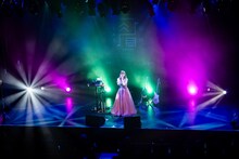 「全曲眉村ちあき ラブソングお着席編」の様子。