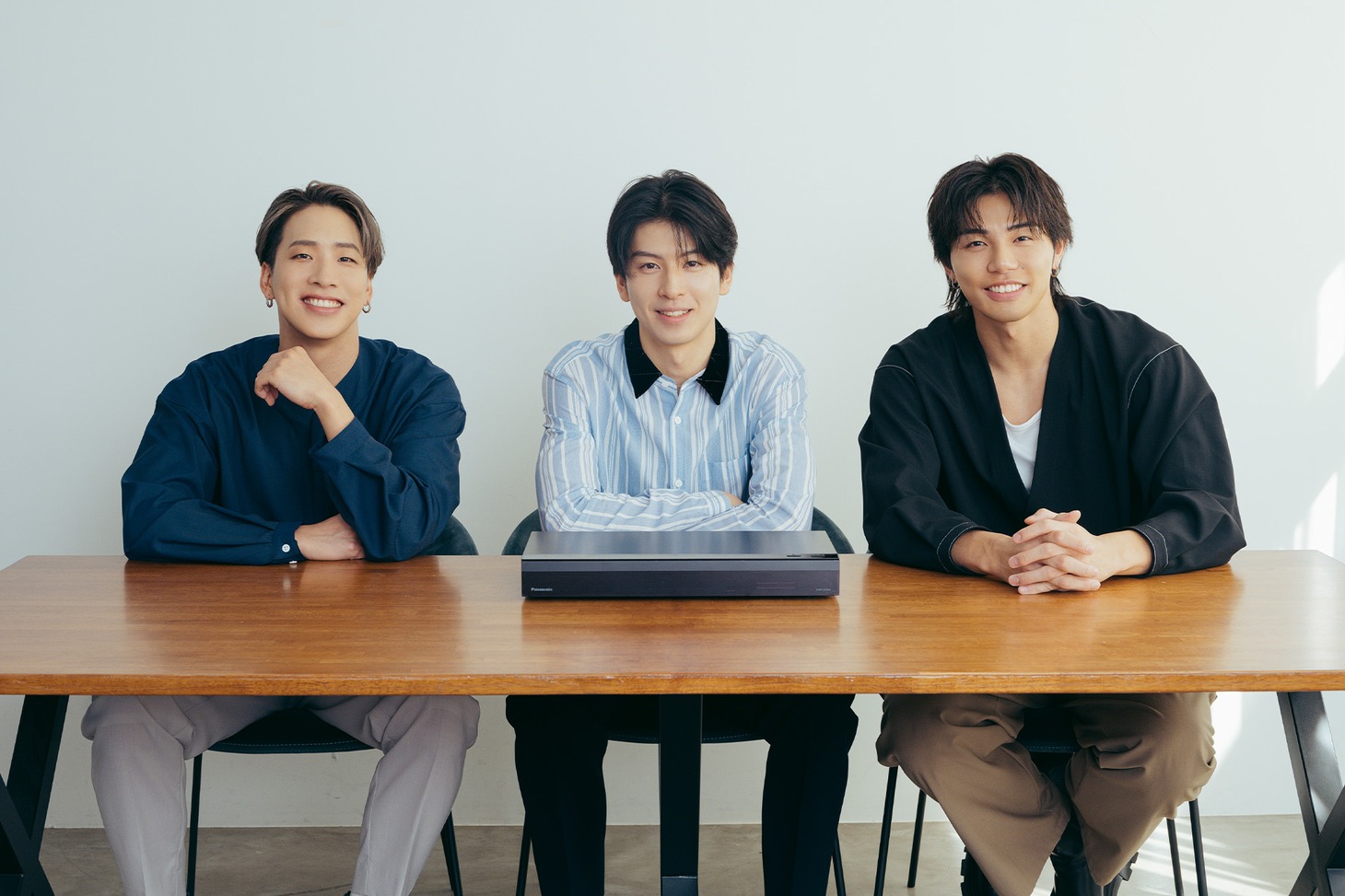 左から陣、長谷川慎、武知海青（THE RAMPAGE）。