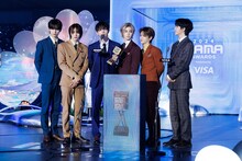 「FAVORITE DANCE PERFORMANCE GROUP」を受賞したBOYNEXTDOOR。