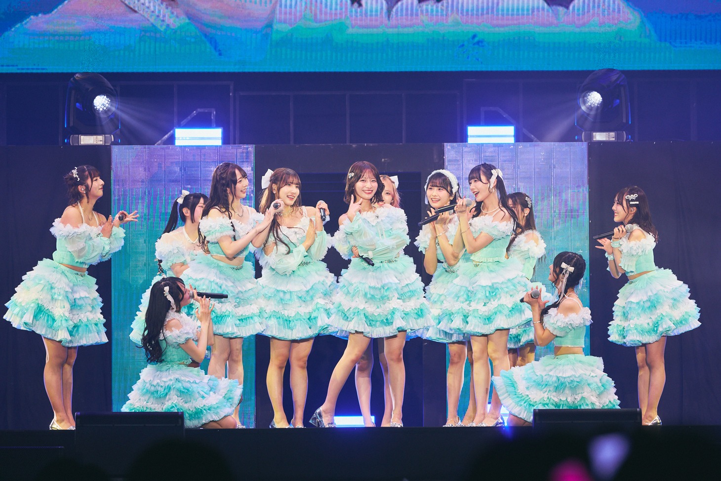 「≠ME 全国ツアー追加公演2024『修学旅行、同じ班がいいな。』」の様子。(c)YOANI