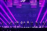 aespaのステージの様子。 (c)CJ ENM Co., Ltd, All Rights Reserved