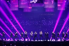 aespaのステージの様子。 (c)CJ ENM Co., Ltd, All Rights Reserved