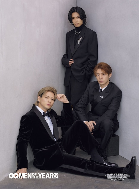 ベスト・ミュージック・グループ賞を受賞したNumber_i。