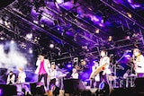 桜井和寿(Mr.Children)と東京スカパラダイスオーケストラ。(撮影:青木カズロー)