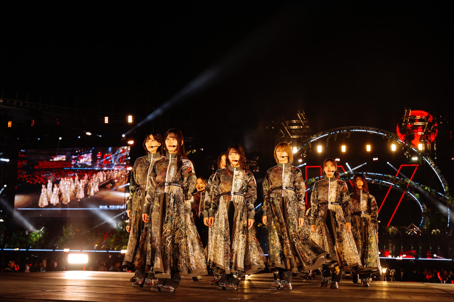 櫻坂46「4th YEAR ANNIVERSARY LIVE」の様子。