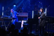 小室哲哉と宇都宮隆。（写真：原田直樹）