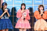 CUTIE STREETの増田彩乃、桜庭遥花、川本笑瑠。