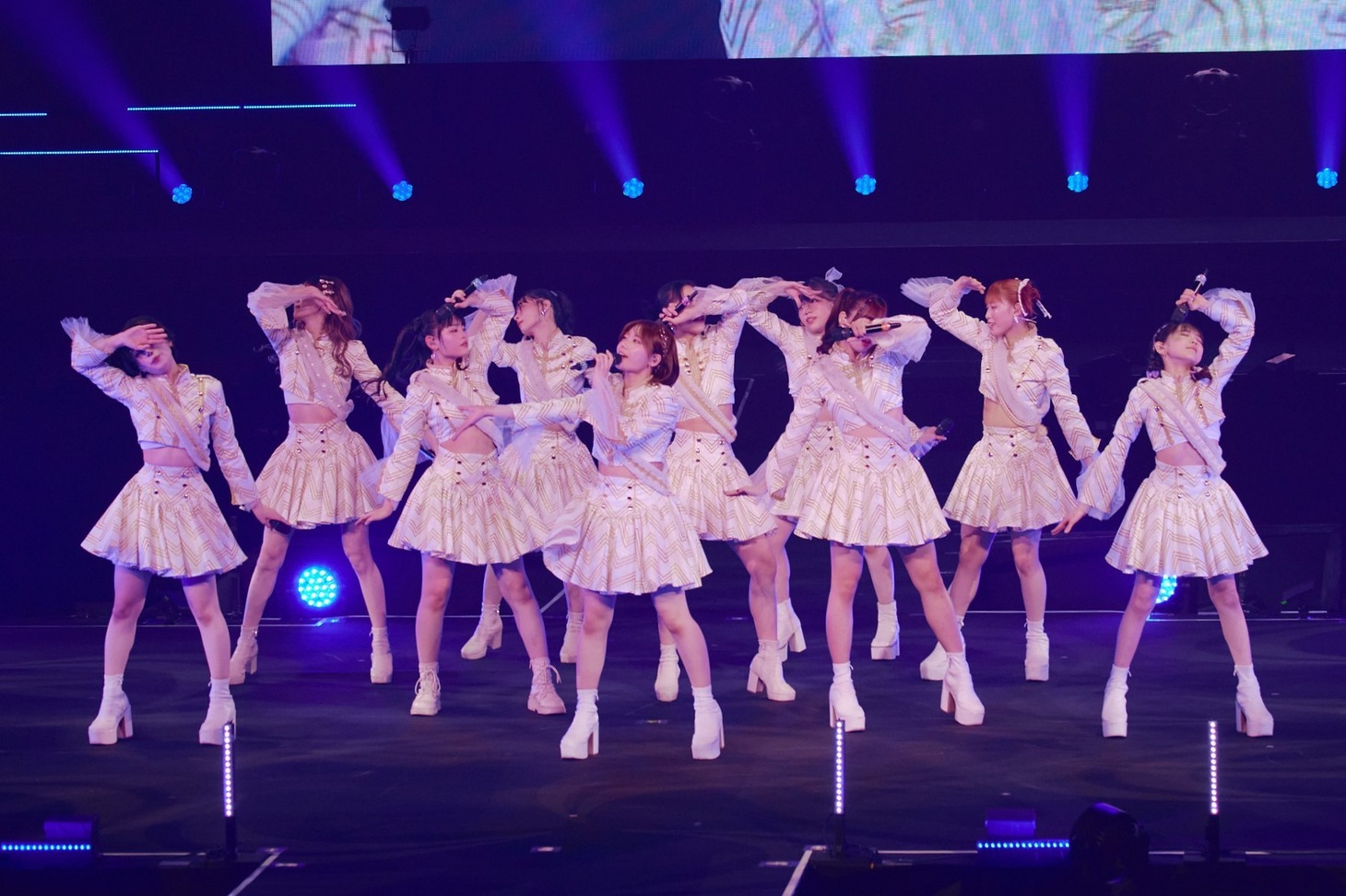 「ANGERME 10th ANNIVERSARY TOUR 2024 AUTUMN『ROOTS』川村文乃 FINAL ☆KIRAKIRA☆」の様子。