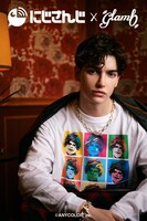 Joe Rikiichi Long Sleeves T-
Shirtを着こなすモデル。