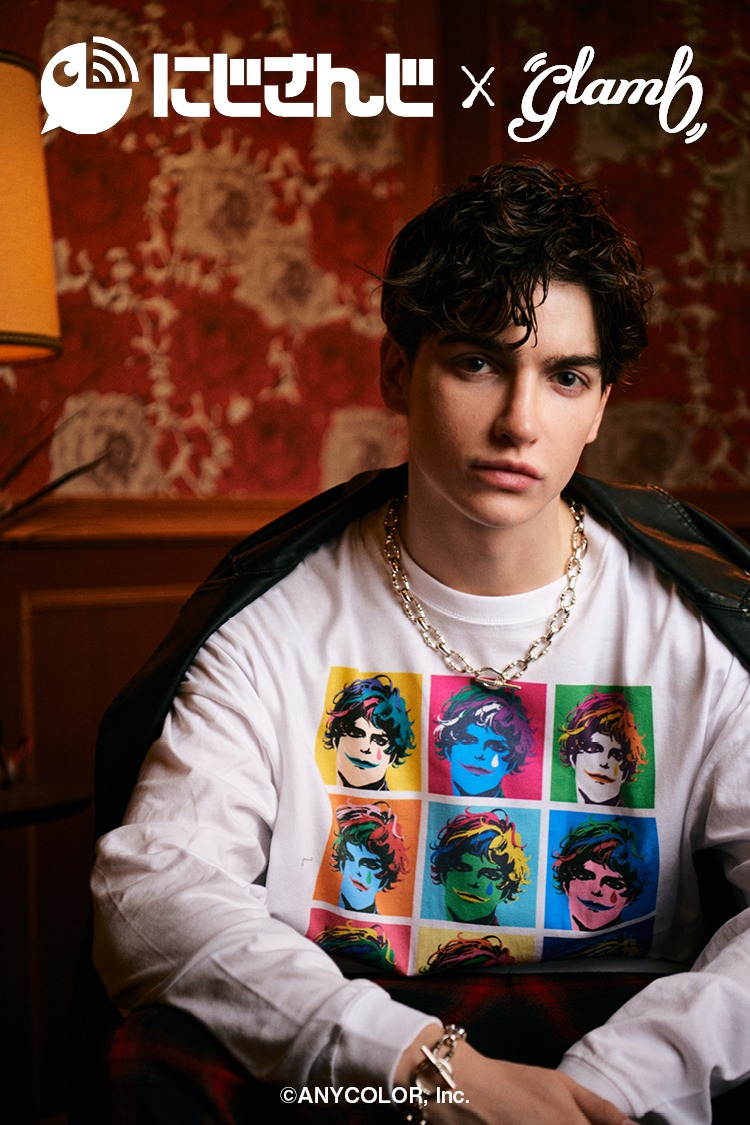 Joe Rikiichi Long Sleeves T-
Shirtを着こなすモデル。