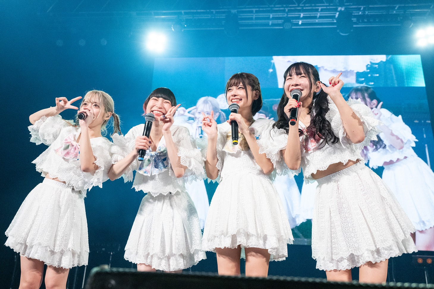 えびちゅう楽曲に挑戦したでんぱユニット。
