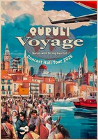 「ホールツアー2025 Quruli Voyage ～くるりと弦楽四重奏～」ビジュアル