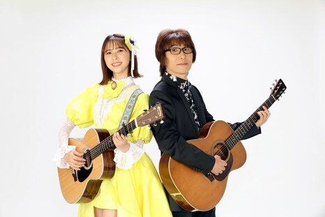 玉井詩織（ももいろクローバーZ）と坂崎幸之助（THE ALFEE）。