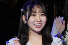 STU48選抜メンバーに初めて選ばれた2期生の内海里音。(c)STU
