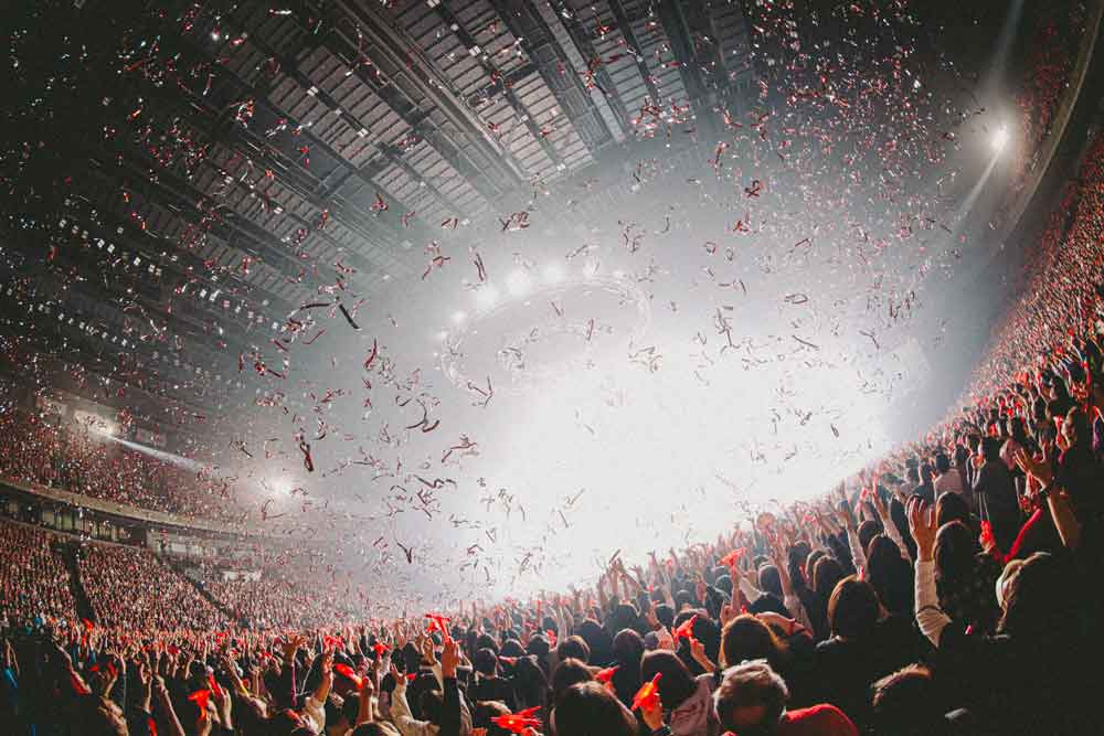 東方神起 20th Anniversary LIVE TOUR ～ZONE～」の様子