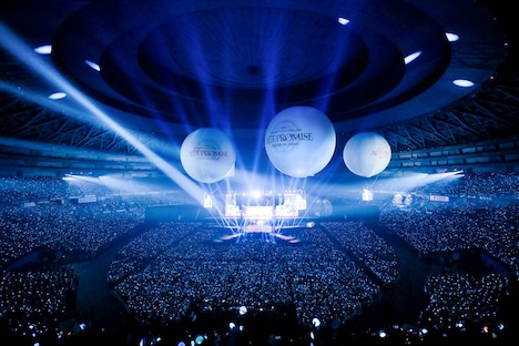 「TOMORROW X TOGETHER WORLD TOUR <ACT : PROMISE> ENCORE IN JAPAN」の様子。(P)&(C) BIGHIT MUSIC