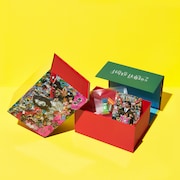 ノベルティのオリジナルキャンディ入りギフトボックス。