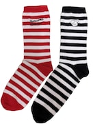 「55th HOSONO HARUOMI POP-UP SHOP」で販売されるソックス。