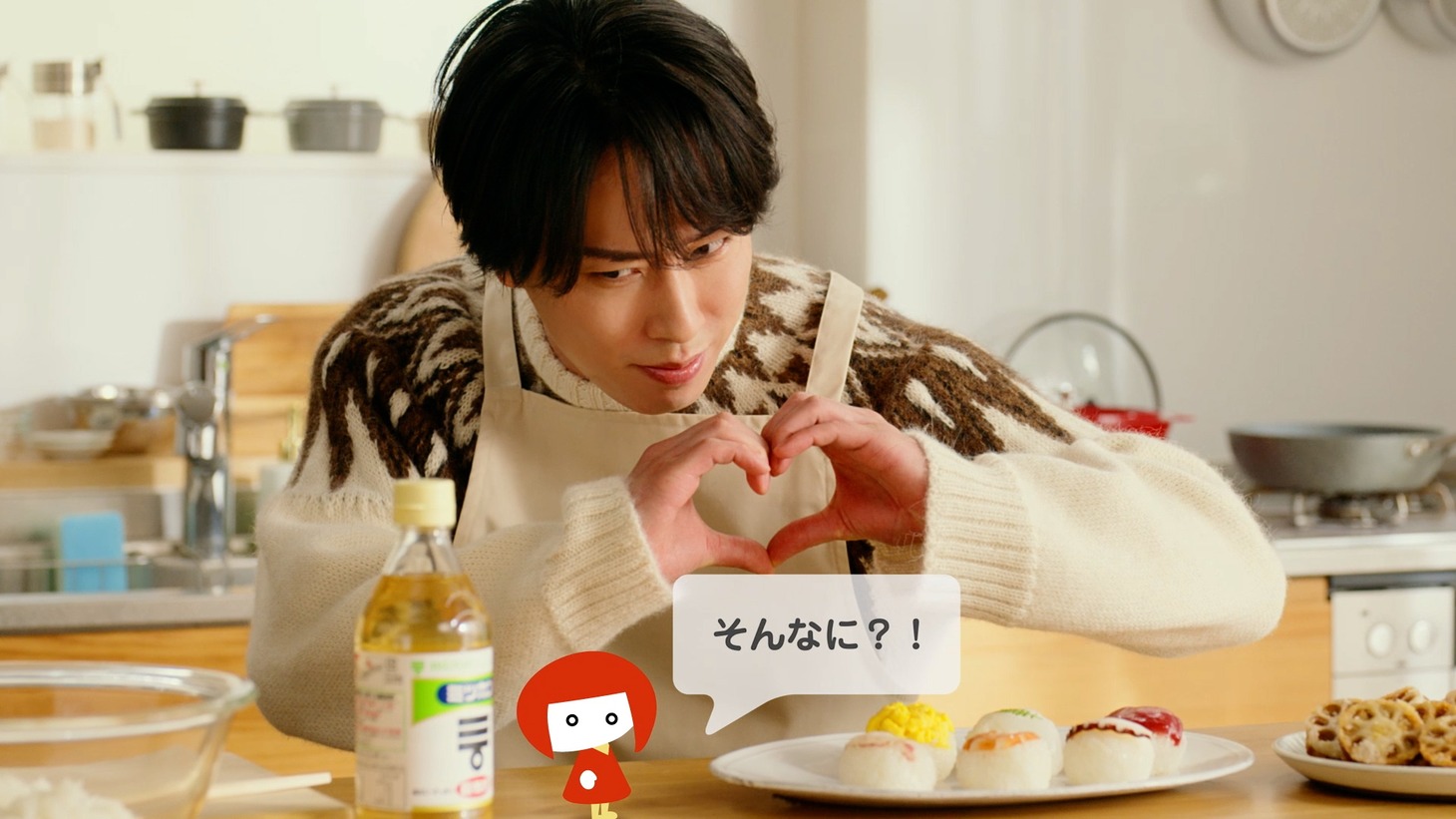 宮舘涼太（Snow Man）とおスーちゃん。
