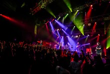 山本彩のライブの様子。（撮影：高田梓）