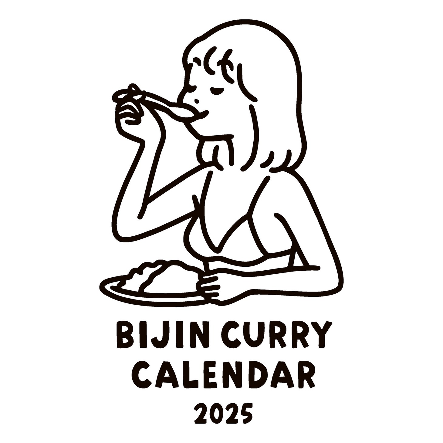 「BIJIN CURRY CALENDAR 2025」表紙