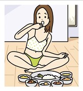 石濱匡雄がモデルになった5月のイラスト。