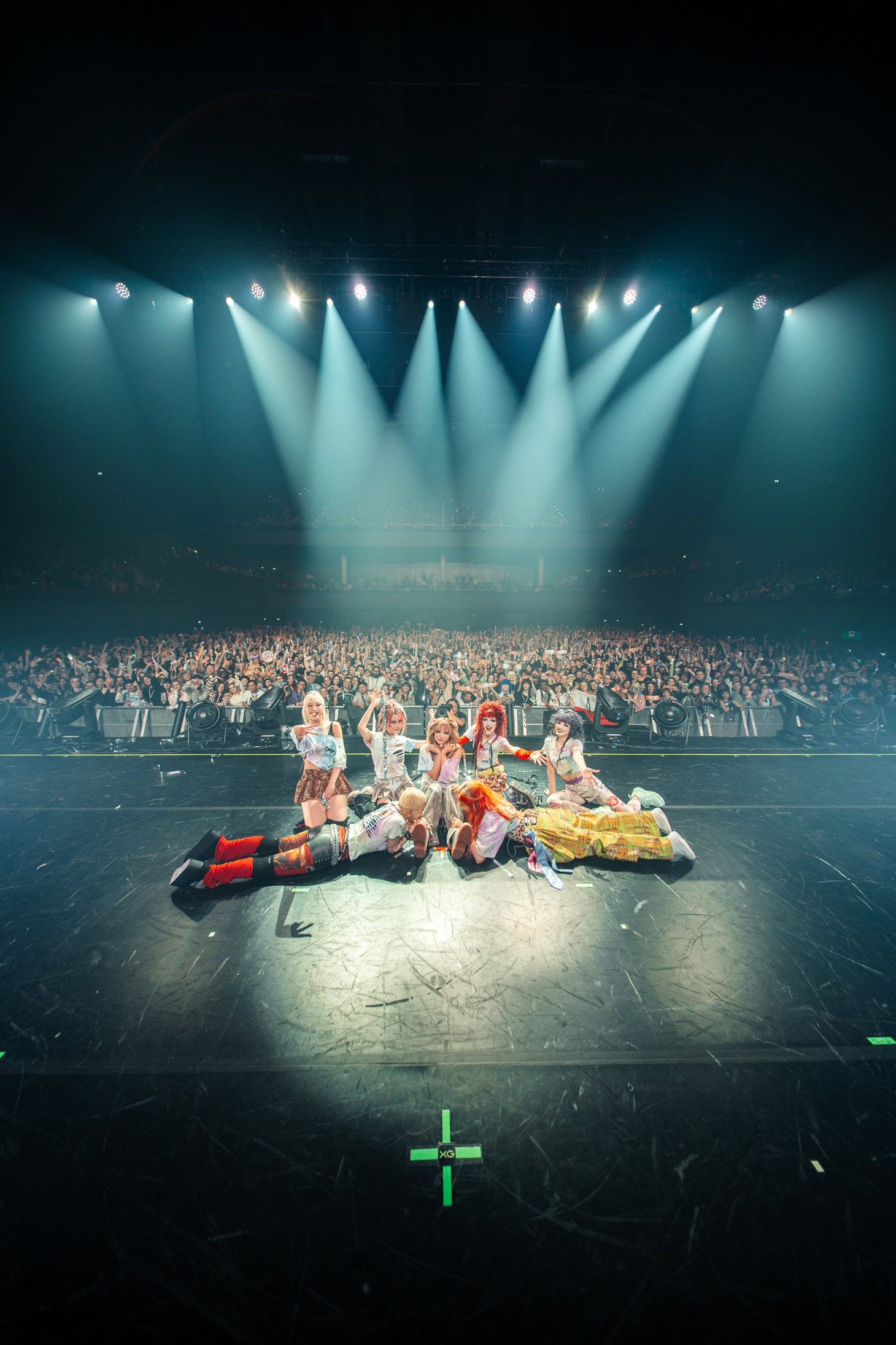 「XG 1st WORLD TOUR "The first HOWL"」ベルリン公演の様子。