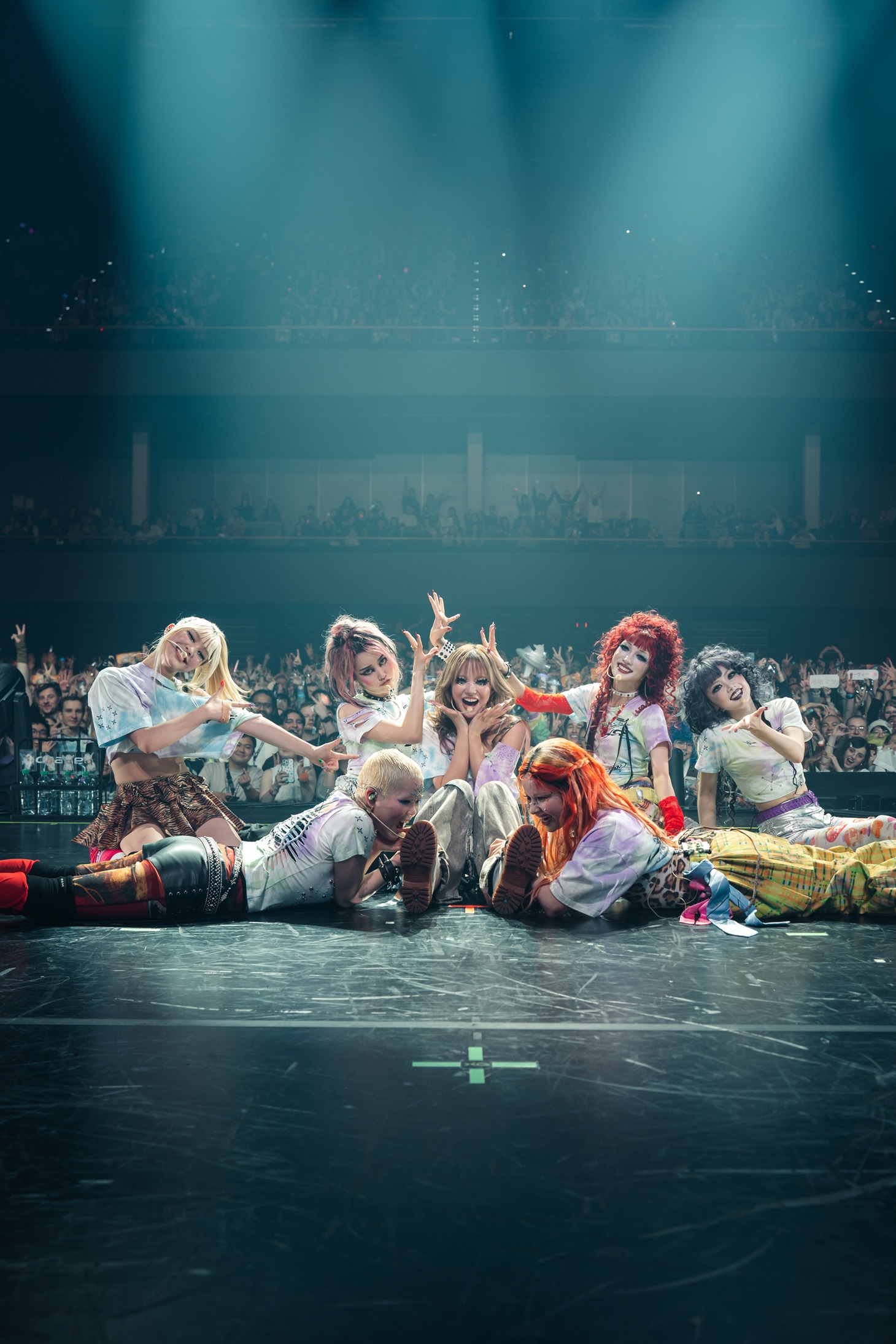 「XG 1st WORLD TOUR "The first HOWL"」ベルリン公演の様子。