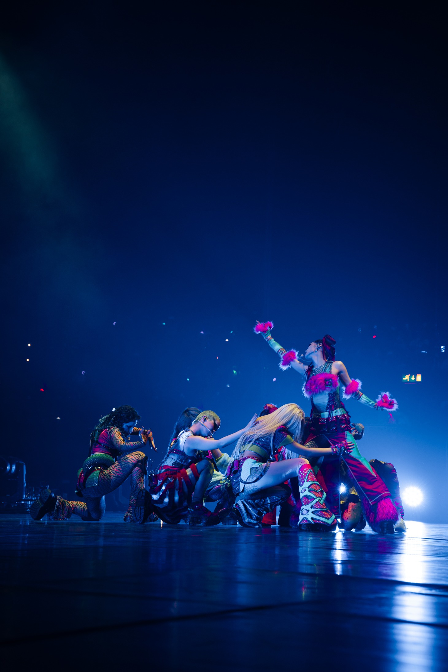 「XG 1st WORLD TOUR "The first HOWL"」ロンドン公演の様子。
