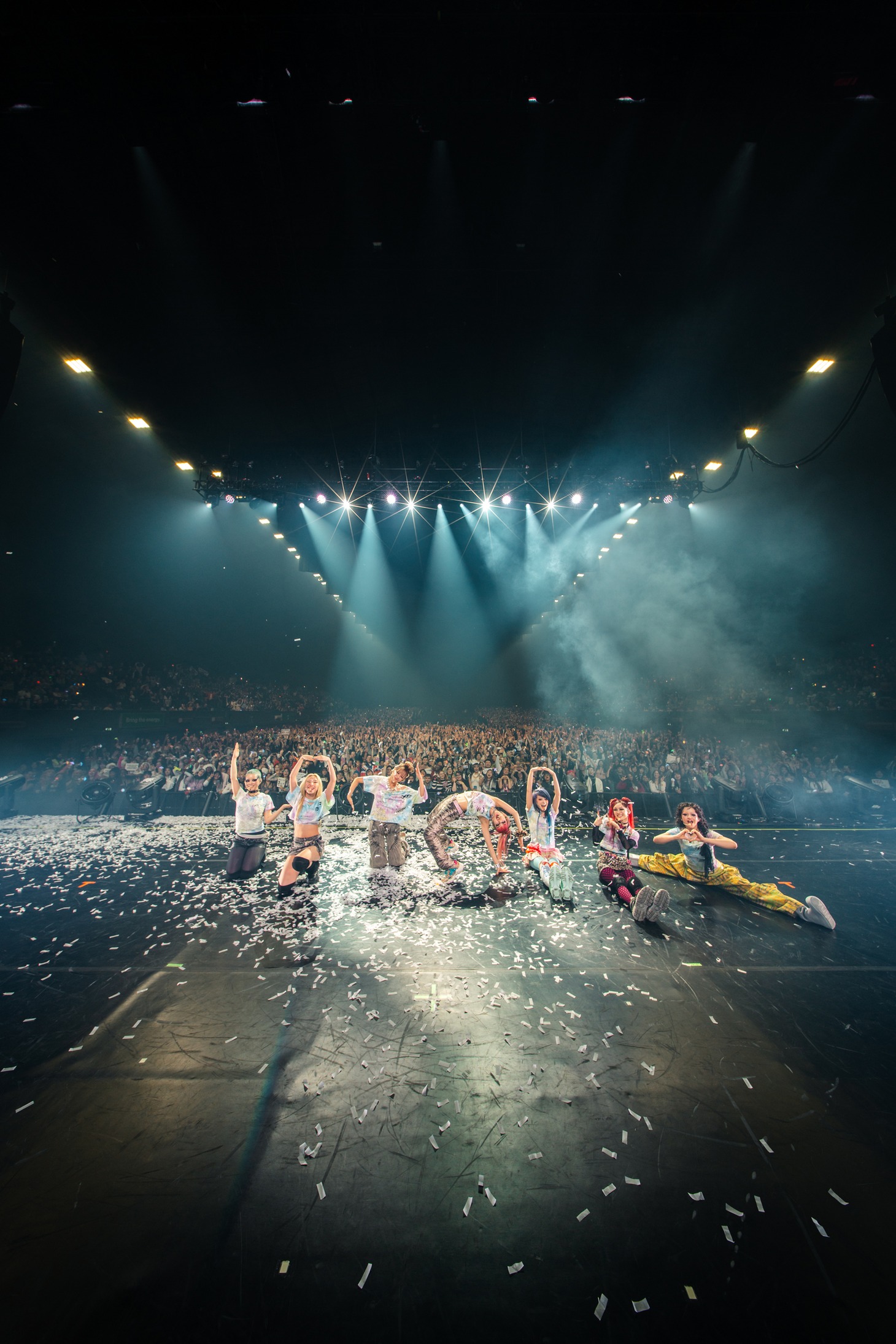 「XG 1st WORLD TOUR "The first HOWL"」ロンドン公演の様子。