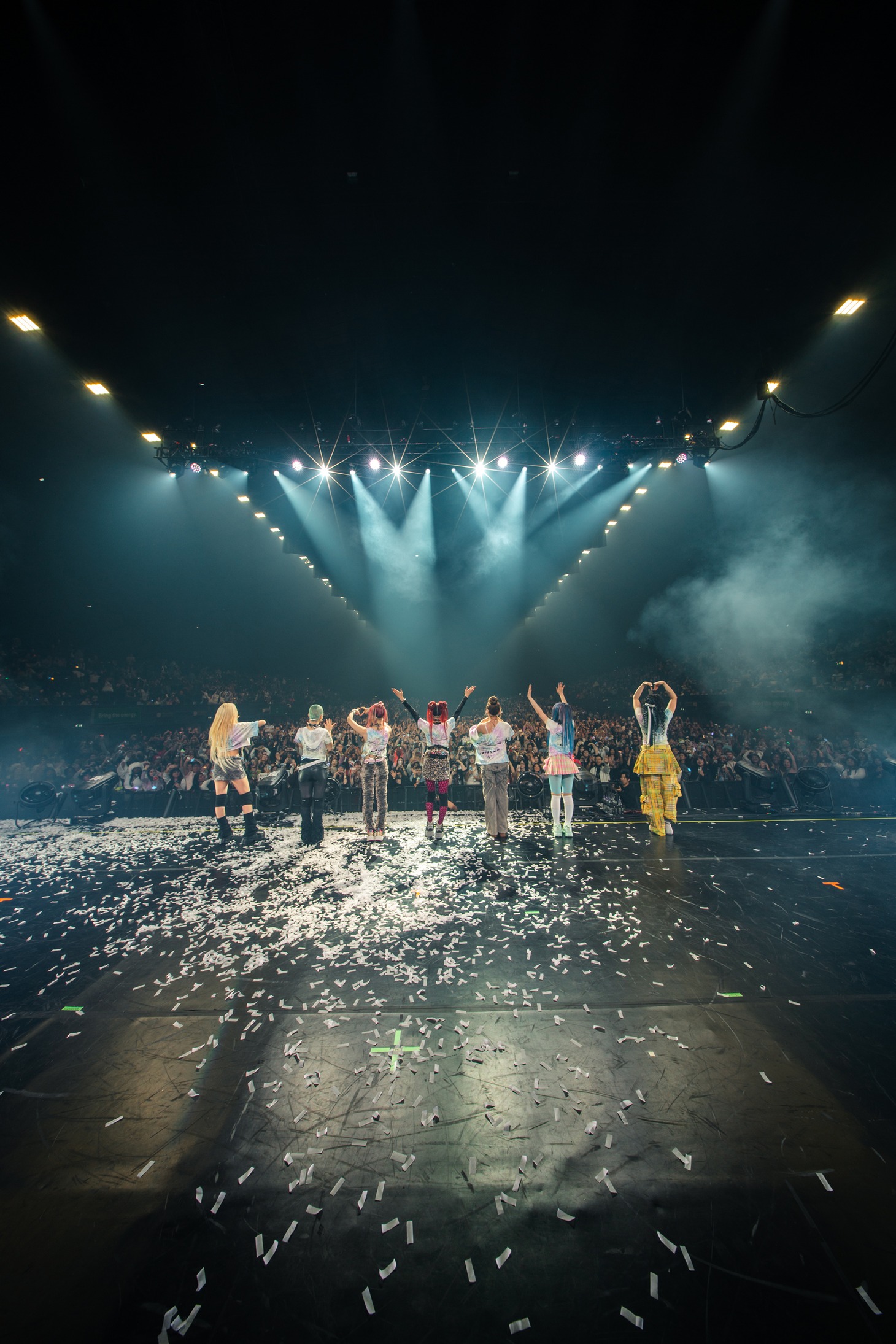 「XG 1st WORLD TOUR "The first HOWL"」ロンドン公演の様子。