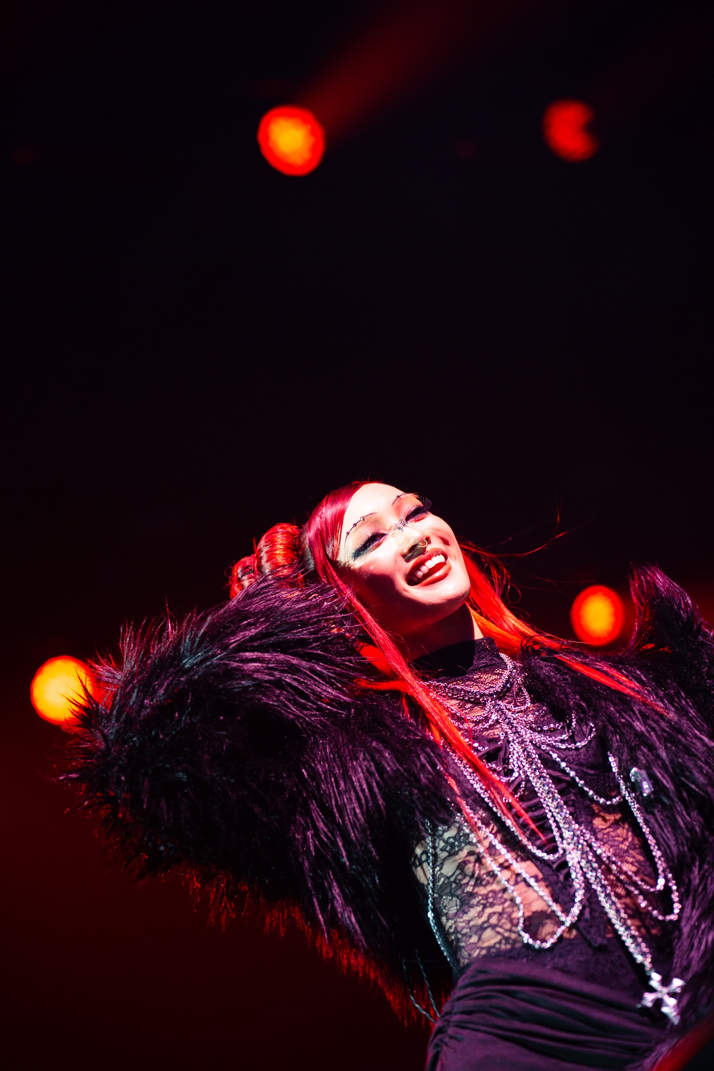 「XG 1st WORLD TOUR "The first HOWL"」ロンドン公演の様子。