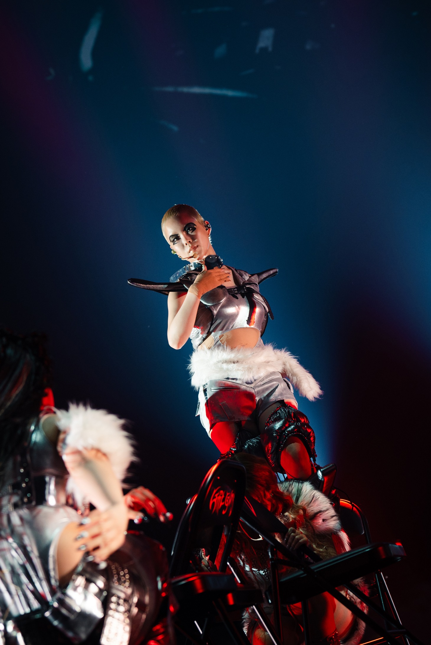 COCONA（ココナ）。「XG 1st WORLD TOUR "The first HOWL"」パリ公演の様子。