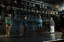 「SONGS」より、愛知・ell.FITS ALLを訪れた緑黄色社会。（写真提供：NHK）