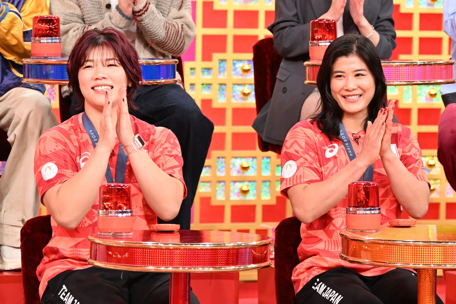左から鏡優翔、尾崎野乃香。