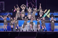 「モーニング娘。'24 コンサートツアー秋 WE CAN DANCE !～Bla Eld～石田亜佑美 FINAL」の様子。