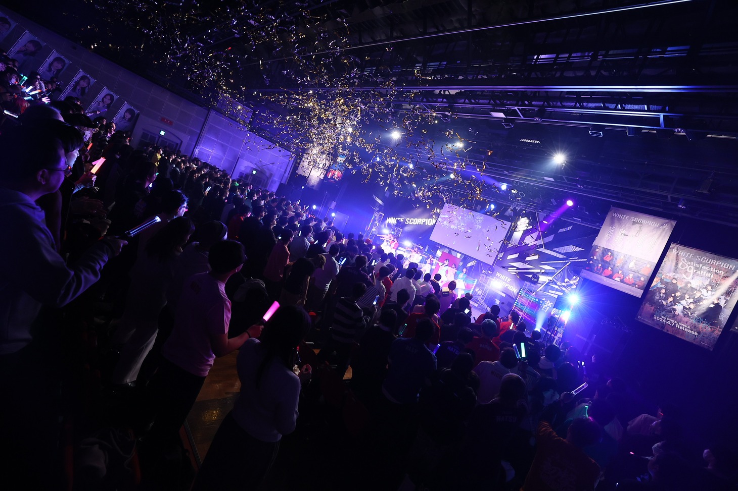 「WHITE SCORPION 1st Anniversary LIVE ～追撃。～」の様子。(c)OVERSE