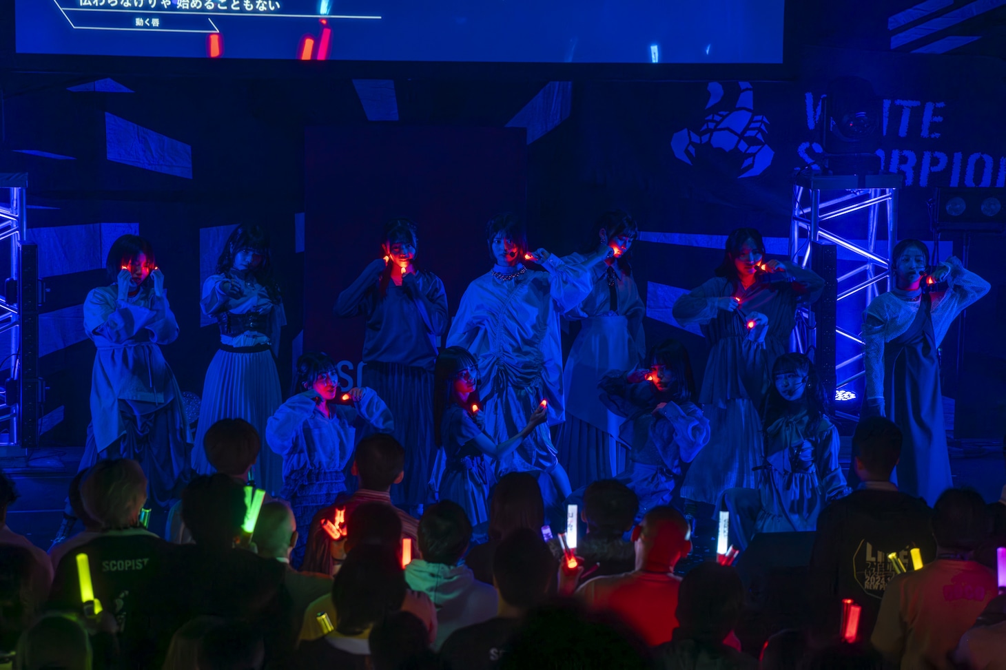「WHITE SCORPION 1st Anniversary LIVE ～追撃。～」の様子。