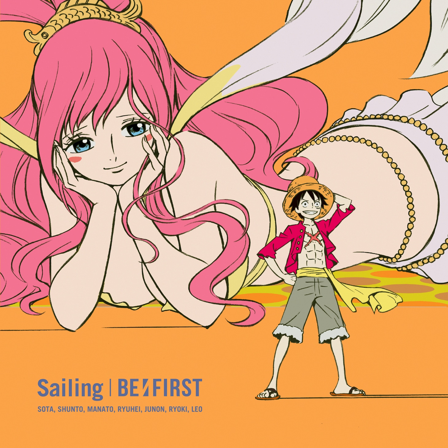 BE:FIRST「タイトル未定 / Sailing」ONE PIECE盤ジャケット