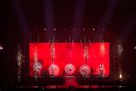 「Da-iCE 10th Anniversary Arena Tour 2024 -MUSi-aM-」の様子。（撮影：青木早霞）