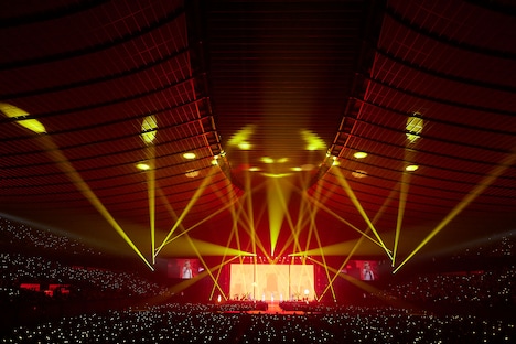 「Da-iCE 10th Anniversary Arena Tour 2024 -MUSi-aM-」の様子。（撮影：青木早霞）