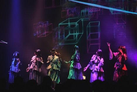 ばってん少女隊「瀬田さくら卒業公演 -桜歌爛漫-」福岡・UNITEDLAB公演第2部の様子。