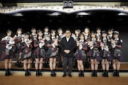 AKB48と秋元康。(c)AKB48