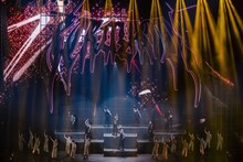 「Stray Kids World Tour ＜dominATE JAPAN＞」京セラドーム大阪公演の様子。（撮影：田中聖太郎）