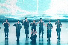 「Stray Kids World Tour ＜dominATE JAPAN＞」京セラドーム大阪公演の様子。（撮影：田中聖太郎）