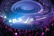 「Stray Kids World Tour ＜dominATE JAPAN＞」京セラドーム大阪公演の様子。（撮影：田中聖太郎）